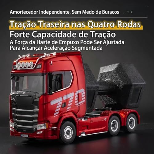 Tração 6x4 de verdade