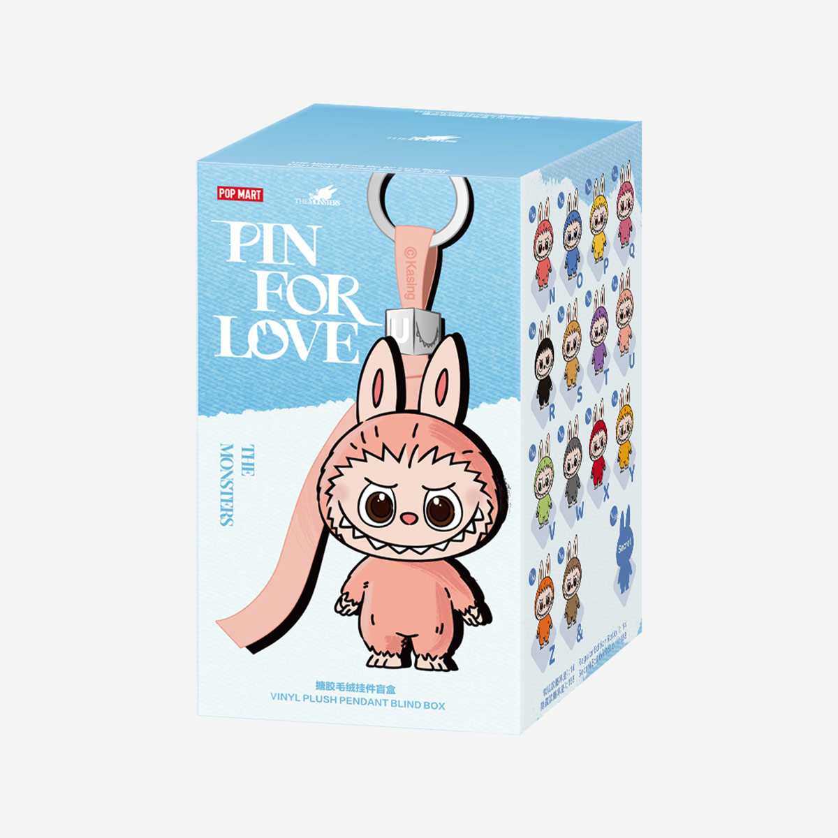 LABUBU THE MONSTERS Broche para Caixa Surpresa (N-Z) Série Amor