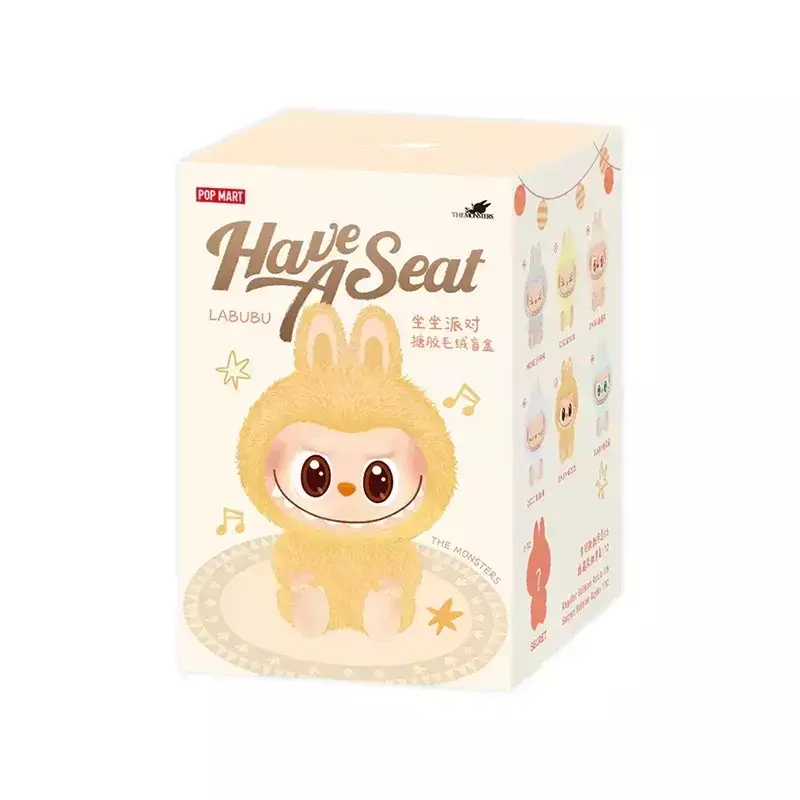 POP MART Boneco Labubu Surpresa Original - Have a Seat — (1) Caixa Surpresa