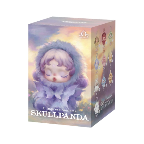 POPMART Skullpanda L'impressionnisme Series Plush Doll Original